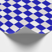 Buffalo Play | ZPHI Royal & White Sorority Cadeaupapier (Hoek)