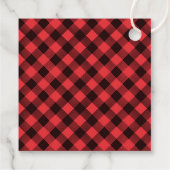 Buffalo Plays Beer Lumberjack Birthday Bedankjes Labels (Achterkant)