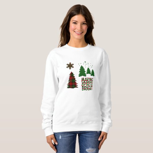 Buffalo Plays Making Spirits Bright Sweatshirt (Voorkant volledig)