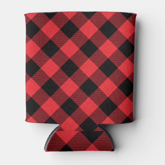 Buffalo Plays Red Black Blikjeskoeler (Voorkant)