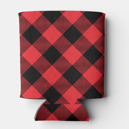 Buffalo Plays Red Black Blikjeskoeler (Achterkant)