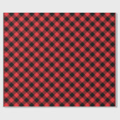 Buffalo Plays Red Black Cadeaupapier (Vlak)