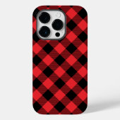 Buffalo Plays Red Black Case-Mate iPhone Case (Achterkant)