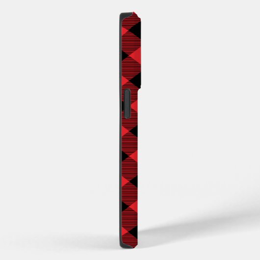 Buffalo Plays Red Black Case-Mate iPhone Case (Achterkant / Rechts)
