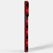 Buffalo Plays Red Black Case-Mate iPhone Case (Achterkant / Rechts)