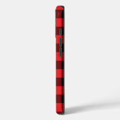 Buffalo Plays Red Black Case-Mate iPhone Case (Achterkant / Links)