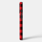 Buffalo Plays Red Black Case-Mate iPhone Case (Achterkant / Links)