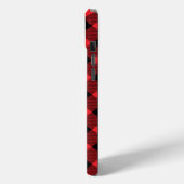 Buffalo Plays Red Black Case-Mate iPhone Case (Achterkant / Links)