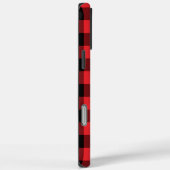 Buffalo Plays Red Black Case-Mate iPhone Case (Achterkant / Rechts)