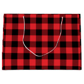 Buffalo Plays Red Black Groot Cadeauzakje (Voorkant)