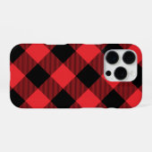 Buffalo Plays Red Black iPhone Hoesje (Achterkant horizontaal)