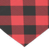 Buffalo Plays Red Black Lange Tafelloper (Hoek)