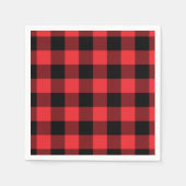 Buffalo Plays Red Black Servet (Voorkant)