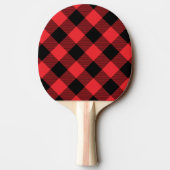 Buffalo Plays Red Black Tafeltennisbatje (Achterkant)