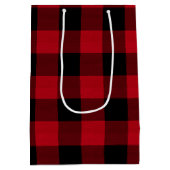 Buffalo Plays Red en Black Joy & Peace ID603 Medium Cadeauzakje (Achterkant)