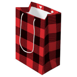 Buffalo Plays Red en Black Medium Cadeauzakje