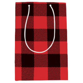 Buffalo Plays Red en Black Medium Cadeauzakje