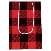 Buffalo Plays Red en Black Medium Cadeauzakje (Achterkant)