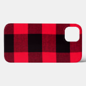 Buffalo Plays Red en Black Trendy Case-Mate iPhone Case (Achterkant (horizontaal))