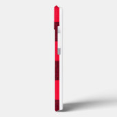 Buffalo Plays Red en Black Trendy Case-Mate iPhone Case (Achterkant / Links)