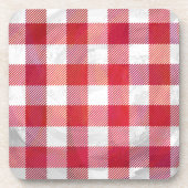 Buffalo Plays Red en White Bier Onderzetter (Voorkant)