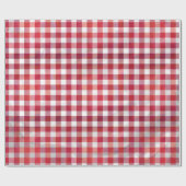 Buffalo Plays Red en White Cadeaupapier (Vlak)