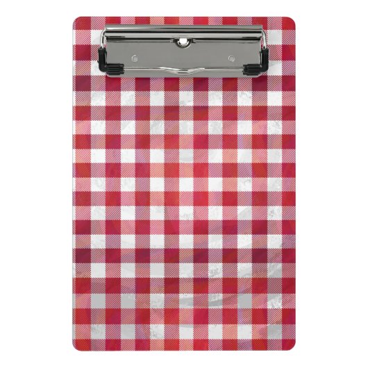 Buffalo Plays Red en White Mini Klembord (Voorkant)