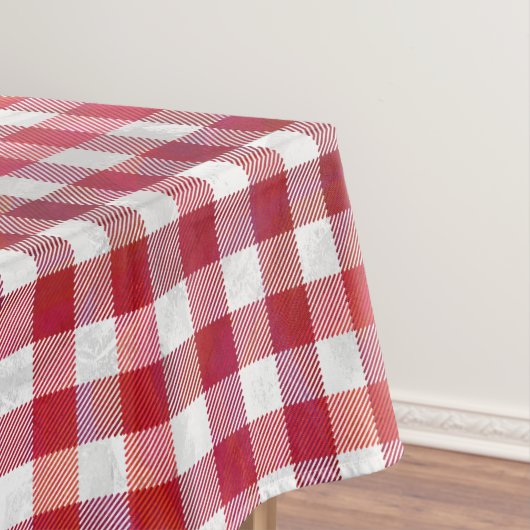 Buffalo Plays Red en White Tafelkleed (Voorbeeld)