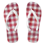 Buffalo Plays Red en White Teenslippers (Voetbed)