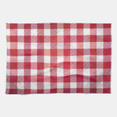 Buffalo Plays Red en White Theedoek (Horizontaal)