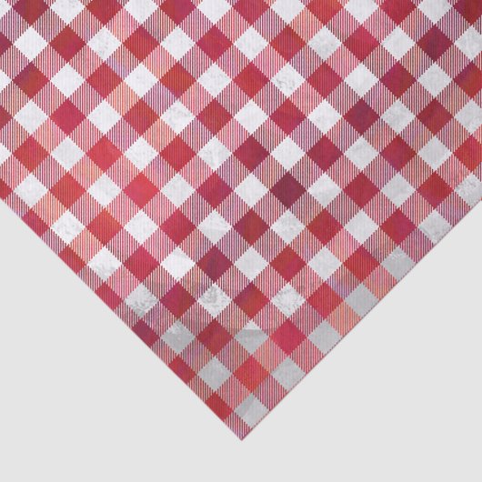 Buffalo Plays Red en White Tissuepapier (Detail)