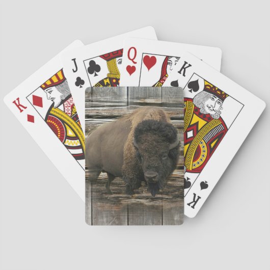 Buffalo Pokerkaarten (Achterkant)