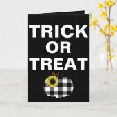 Buffalo pompoen met zonnebloempitten kaart (Gele Bloem)