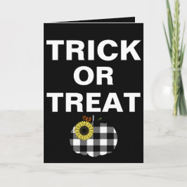 Buffalo pompoen met zonnebloempitten kaart