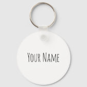 Buffalo portretontwerp voor bizon of wisent dier sleutelhanger (Achterkant)