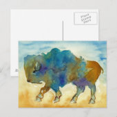 Buffalo Post-Kaart Briefkaart (Voorkant / Achterkant)
