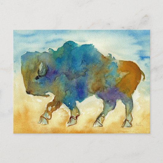 Buffalo Post-Kaart Briefkaart (Voorkant)