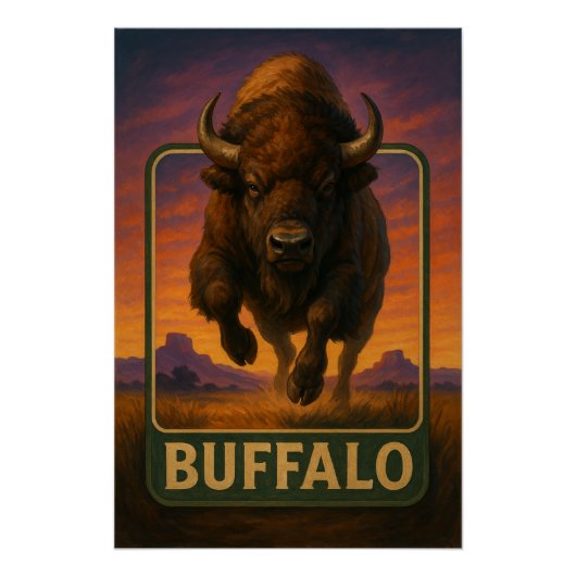 Buffalo Poster (Voorkant)