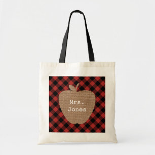 Buffalo Pset Apple Teacher Bag Tote Bag