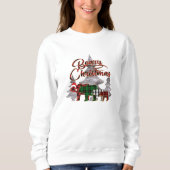 Buffalo Pset Beary Kerstshirt Trui (Voorkant)