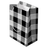 Buffalo Pset Black en White Joy & Peace ID603 Medium Cadeauzakje (Achterkant Gekanteld)