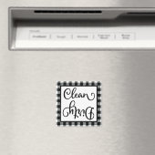 Buffalo Pset Black White Clean Dirty Dishwasmachin Magneet (Insitu (Vaatwasser))