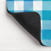 Buffalo Pset Blue en White Muismat (Hoek)