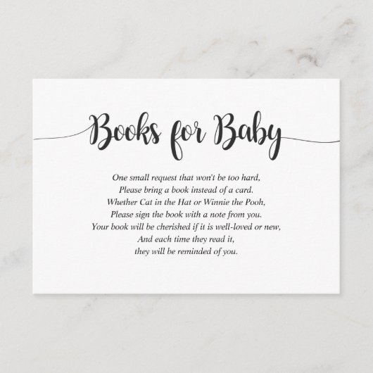 Buffalo Pset brengt een Baby shower uit het boek Informatiekaartje (Voorkant)