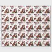 Buffalo Pset Bull Dog Kerstmis Cadeaupapier (Vlak)