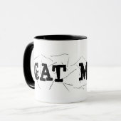 Buffalo Pset CAT MOM Pawprint and Hair Mok (Voorkant links)