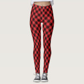Buffalo Pset Check Patroon Leggings (Voorkant)