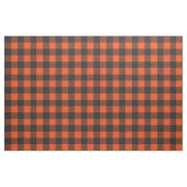 Buffalo Pset Check Pattern Black Oranje Stof (Yard (91,4 cm))