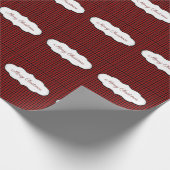 Buffalo Pset Checks Pattern Kerstmis Cadeaupapier (Hoek)