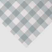 Buffalo Pset Country Farmhouse Green White Tissuepapier (Detail)